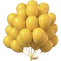Miniatyrbillede 1 af 5: Gule balloner, 50 stk. 12 tommer latexballoner, gule balloner f