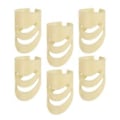 Miniatyrbild 2 av 2: 2 Set Gitarr Fingerplektrum DIY Plast Fingertoppsskydd Fingerplektrum för Gitarr Bas Mandolin Ukulele (Storlek L, 3st/Set)