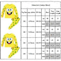 Pikkukuva 2 / 2: 4-8-vuotiaille lapsille SpongeBob SquarePants -piirrettyjen pyjamasetti pitkähihainen T-paita ja housut asut yöasu (4-5 vuotta)