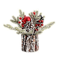 Miniatyrbilde 1 av 5: Kunstig juletre skrivebordsdekorasjon gaver Mini juletrær (Rød)