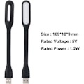 Miniatyrbild 2 av 5: 3 st flexibla Mini USB LED-lampor för bärbar dator, tangentbord, powerbank