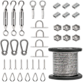 Miniatyrbillede 1 af 5: 50M Wire Rope Kit, Rustfrit Stålwire Wire Rope Rustfrit Stålwire