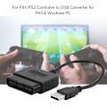 Miniatyrbilde 4 av 5: Playstation 2 til USB-kontrolleradapter for Playstation 3 og PC