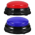 Miniatyrbilde 1 av 3: 2 stk. Svarsummer for spillprogrammer, spillprogram Summer i plast med lys og lyd, Summerknapper for fest, Svarsummer, festartikler