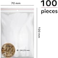 Miniatyrbillede 2 af 5: Trade Zip Pouch - Transparent Plast Emballage - Zippet Klar Ma
