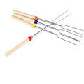 Miniatyrbilde 2 av 5: Marshmallow-saus - Sett med 8 teleskopiske grillspyd i rustfritt stål -