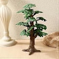 Miniatyrbild 2 av 4: Simulerat Trädmodell Miniatyr Cypress Träd Dekoration Levande Falskt Träd Ornament för DIY Landskapsscenografi Hantverk