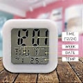 Miniatyrbillede 2 af 5: Unicorn Digital Vækkeure til Piger, Glødende Nat LED LCD Cube med Lys Børn Vågner Op Sengelampe Fødselsdagsgaver til (B