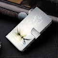 Miniatyrbillede 5 af 5: Wallet Case til Samsung Galaxy A52 4G/5G/A52s 5G, PU Læder Stand 3D Mønster Print Telefon Cover (Lotus)
