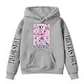 Miniatyrbillede 2 af 3: 6-13 År Piger Taylor Swiftie Trykt Hættetrøje Hoodie Langærmet Løstsiddende Afslappet Swift Jumper Trøje Hoody Tops (6-7 År Grå)