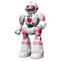 Miniatyrbillede 1 af 5: Intelligent stemmestyret robot gestus fjernbetjening programmering musik dansende børn elektrisk legetøjsrobotmodel (pink)
