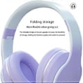 Pikkukuva 5 / 5: Bluetooth-kuuloketarjoukset - Asennettava kokoontaitettava langaton Bluetooth-kuuloke metallisirulla Bluetooth FM liitettävä kortti (violetti)