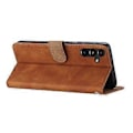 Miniatyrbillede 4 af 5: Til Samsung Galaxy A35 5G Etui PU Læder Wallet Stand Sommerfugl Præget Telefon Cover (Style A)