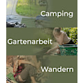 Miniatyrbillede 4 af 5: Bærbar letvægts mini vandtæt foldemåtte, skum siddepude til udendørsaktiviteter, foldbar knælende og sædepude for komfort ArmyGreen