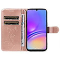 Miniatyrbillede 2 af 5: Til Samsung Galaxy A06 Etui Blomstermønster PU Læder Wallet Telefon Cover (Style B)