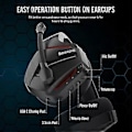 Pikkukuva 3 / 5: Type C BINNUNE BW01 2.4G/Bluetooth/Langallinen Stereo Kuulokkeet Over-Ear Peli Musiikki Kuulokemikrofoni (Tyyli C)