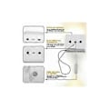 Miniatyrbillede 2 af 5: Væglampe + LED læselampe \"Slange\" 3W med USB-port Sort - Sort thsinde