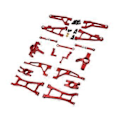 Pikkukuva 2 / 5: 1/16 RC Auton Osat Päivitys DIY Tukevat Ajoneuvon Osat Ammattimaiset RC Autotarvikkeet Korvaus 16209 16207 16210 M162 RC Autolle (Punainen)