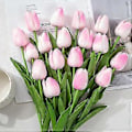 Miniatyrbillede 1 af 5: Pu Tulipan Simulation Blomst Boligindretning (H-20 stk.)