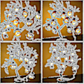 Miniatyrbild 1 av 2: 10-LED ljusslinga jul snögubbe fe-ljus utomhus girlang gardin ljusslinga semester jul fest jul lampa style B