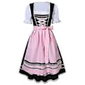 Pikkukuva 3 / 3: Dirndl-mekko Saksalaiseen Oktoberfestiin Baijerilainen Oluttyttö Asuste Palvelijatar Festivaali Juhla V (M Pink)