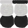 Miniatyrbild 1 av 2: 10 par högklackade halvsockor bomull framfotsockor bekväma linersockor osynliga halvsockor