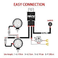 Miniatyrbillede 5 af 5: LED lysbjælke ledningsnet kit 480W 14 AWG LED ledningsnet