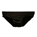 Miniatyrbild 1 av 5: Män Boxershorts Isilke Låg Midja Enfärgad Ultratunn Sömlös Snabbtorkande Underkläder (L Svart)