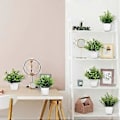Miniatyrbillede 1 af 4: Kunstige Planter Små Kunstige Planter Sorte Badeværelsestilbehør Bruges til Badeværelse, Hjem, Kontorbord, Indretning