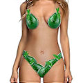 Miniatyrbild 1 av 5: 2023 NYHET Dam Baddräkt i Ett Stycke Galaxy Taco Cat Magekontroll Baddräkt Strandkläder Bikini Monokini (S Grön)