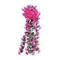 Miniatyrbild 1 av 2: Nordisk Hängande Blommor Konstgjord Violett Blomma Vägg Wisteria Korg Hängande Girlang Blommor Falsk Sidenorkidé (Hot Pink)
