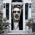 Pikkukuva 5 / 5: Halloween 3D Nun Ovikelli, 30 x 80 Tuumaa Pelottava Haamu Nun Lifel