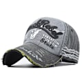 Miniatyrbillede 1 af 5: Unisex Justerbar Vasket Distressed Messy Baseball Cap Bomuld Den