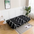 Miniatyrbilde 5 av 5: 3-seters stretch Clic Clac sofaovertrekk, sofaovertrekk for folding Cli