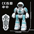 Miniatyrbilde 2 av 5: Intelligent stemmerobot gest fjernkontroll programmering musikk dansende barn elektrisk leketøy robotmodell (grønn)