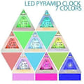 Miniatyrbild 2 av 5: Elektrisk Digital LED Väckarklocka Färgskiftande Batteridriven Väckarklocka Barnrum Kalender