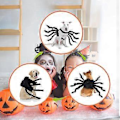 Miniatyrbillede 5 af 5: Kæledyrs Kostume Edderkop Halloween Kæledyrs Cosplay Hund Kat Kostumer Tøj-SortM