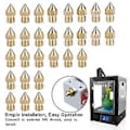 Miniatyrbillede 3 af 5: 30 stk 3D-printerdysekit 1,75 mm Filament Ekstruder Print Hoved Printer Tilbehør ( )