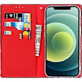 Pikkukuva 3 / 5: iPhone 13 -kotelo kaulanauhalla, aitoa nahkaa oleva läppäkotelo, [3 korttipaikkaa][Magneettisuljin][RFID-esto], Kotelon suojus iPhone 13 -puhelimelle - Musta