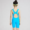 Miniatyrbild 5 av 5: Baddräkt för barn, sport-väst-jumpsuit för stora flickor, nybörjarträning, tävlingsmodell, konservativ, Xxl, Svart + hatt