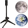 Miniatyrbillede 1 af 5: Earth Moon Projektion LED Lampe, Projektor Natlamper, 360 Roterende Earth Moon Projektion LED Lampe, Planeter Projektor Natlampe