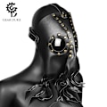Miniatyrbillede 1 af 5: Halloween Steampunk Spøgelsesblæksprutte Djævel Partymasker Maskerademasker