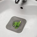 Miniatyrbillede 5 af 5: 2 stk. Grå silikonehårsi, afløbsbeskyttelsesfilter