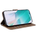 Miniatyrbild 3 av 5: Mobilfodral för Motorola Edge 40 Neo 5g - Söt Tiger Tryckt PU-Läder Flip Cover (Brun)