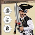 Miniatyrbilde 3 av 5: 5 stk Piratfest Inflatable Sverd Barn Pirattema Bursdagsfest Dekor Godteri Gave Leke Halloween Kaptein Cosplay Tilbehør Rekvisitter (S)