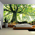 Miniatyrbild 1 av 5: Forest Tapestry Nature Tree Tapestries, Extra Large Oversized Ta