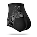Miniatyrbild 1 av 5: Kvinnor Vadderade Push Up Trosor Butt Lifter Shaper Falsk Rumpa (L Hög midja 589balck)
