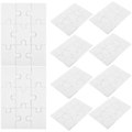 Miniatyrbillede 3 af 3: 10 ark DIY Blanke Puslespil Tegning Blankt Puslespil DIY Blank Graffiti Puslespilsbrikker