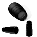 Miniatyrbillede 3 af 5: 3 stk. Adapter/reducer til støvsugningsværktøj f.eks. til slibemaskine, ji