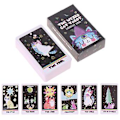 Miniatyrbillede 1 af 3: The Weird Cat Tarot Kortene Oracle Kort Spådom Divination Deck Praty Brætspil